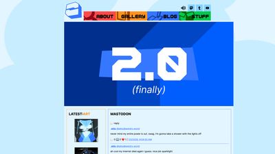 Screenshot of eblu