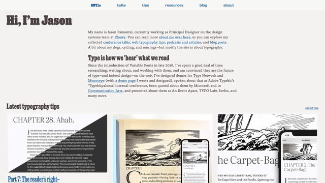 Screenshot of Jason Pamental