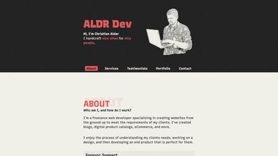 Screenshot of ALDR Dev