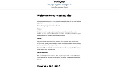 Screenshot of archipylago