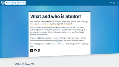 Screenshot of SteBre