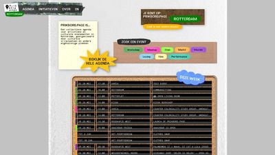 Screenshot of Prikbord.page