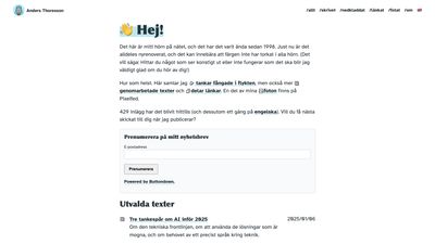 Screenshot of Anders Thoresson