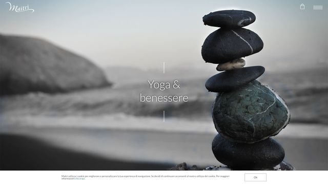 Screenshot of Maitri yoga e benessere