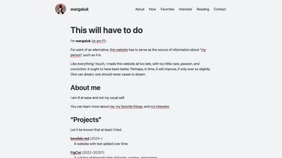 Screenshot of wargaluk