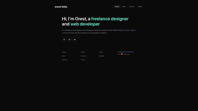 Screenshot of Orest Bida