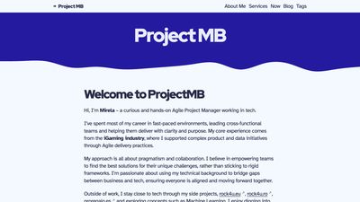 Screenshot of Project MB