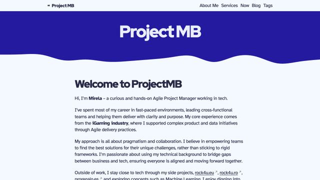 Screenshot of Project MB