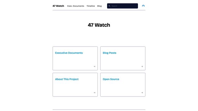 Screenshot of 47 Watch