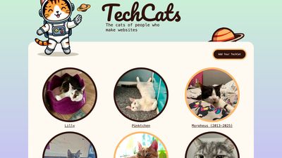 Screenshot of TechCats