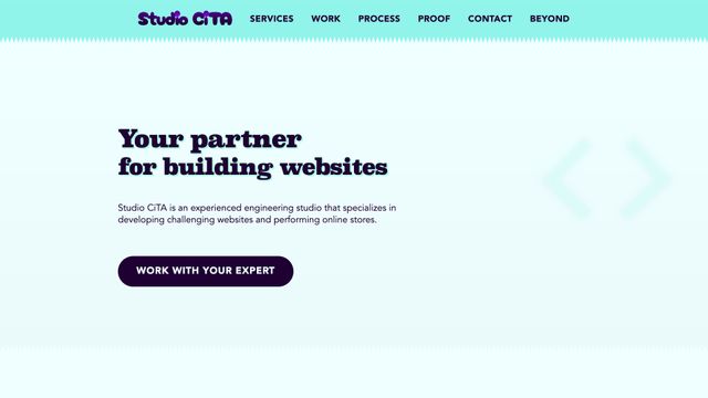 Screenshot of Studio CiTA